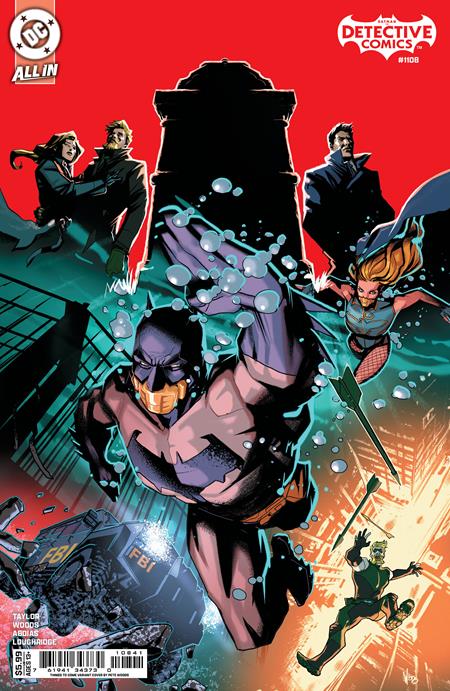 DETECTIVE COMICS #1108 CVR D PETE WOODS THINGS TO COME CARD STOCK VAR