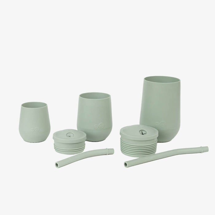 ezpz Developmental Cup Set in Sage