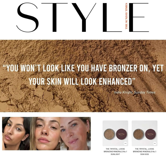 THE TRYSTAL, LOOSE BRONZING MINERALS No.2 SUN KISS Vita Liberata