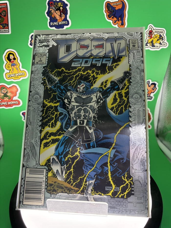 Doom 2099 #1 (1993) VF Foil-Embossed Cover Marvel