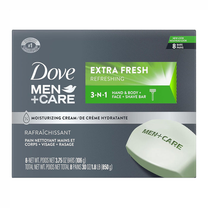 Dove Men + Care Extra Fresh Soap Bar For Body and Face - Shoppers-kart.com