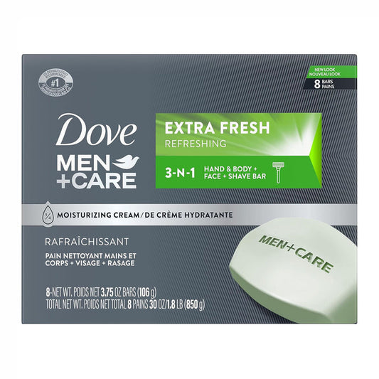 Dove Men + Care Extra Fresh Soap Bar For Body and Face - Shoppers-kart.com