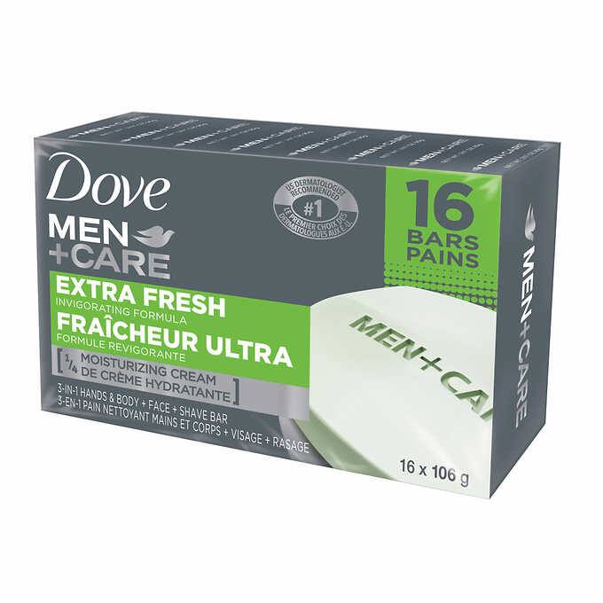 Dove Men + Care Extra Fresh Soap Bar For Body and Face - Shoppers-kart.com
