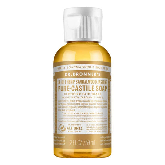 Dr Bronner's Pure Castile Liquid Soap - Sandalwood Jasmine - L'Organic