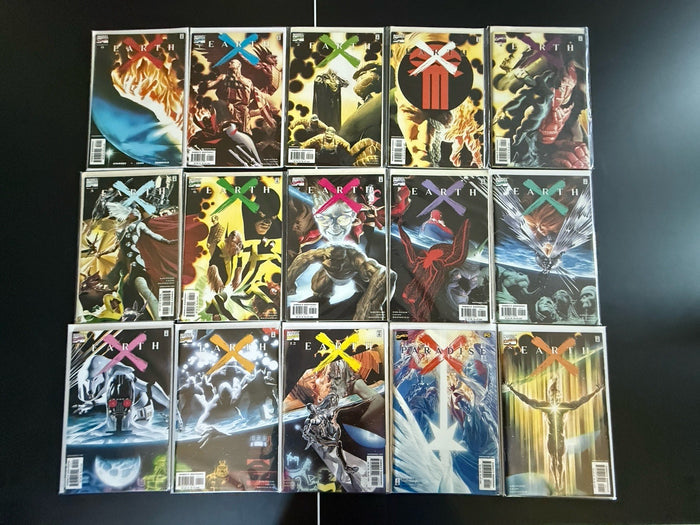 EARTH X #0 1-12 X COMPLETE LOT 1ST SHALLA- BAL SURFER MARVEL + PARADISE X 0