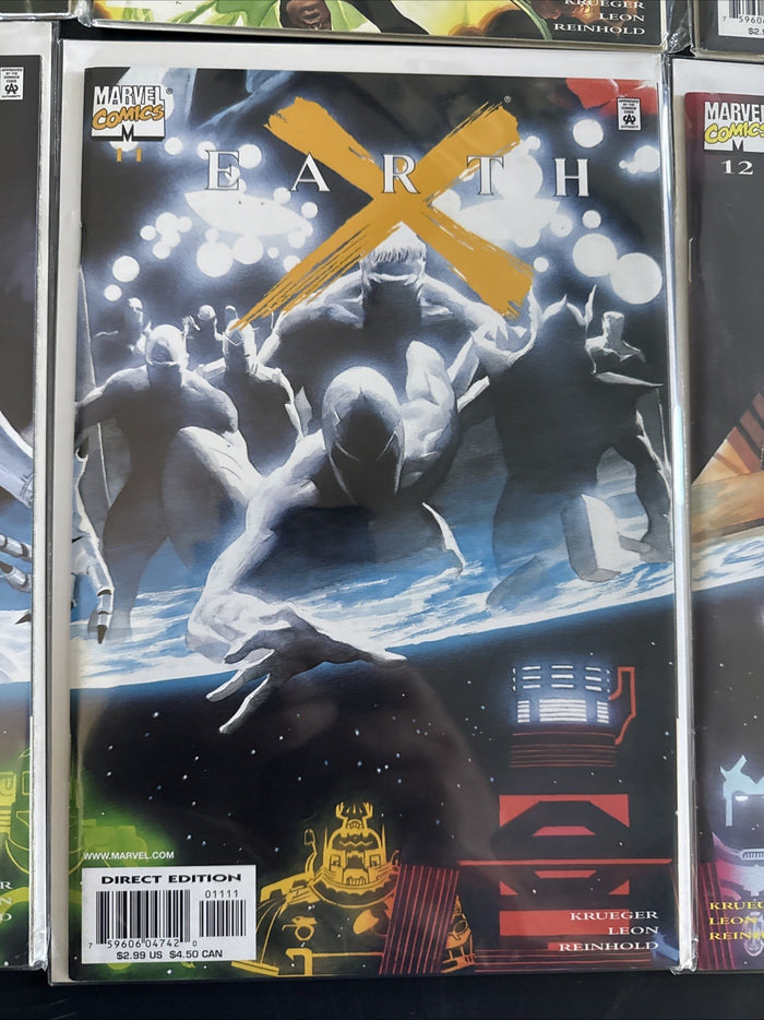 EARTH X #0 1-12 X COMPLETE LOT 1ST SHALLA- BAL SURFER MARVEL + PARADISE X 0