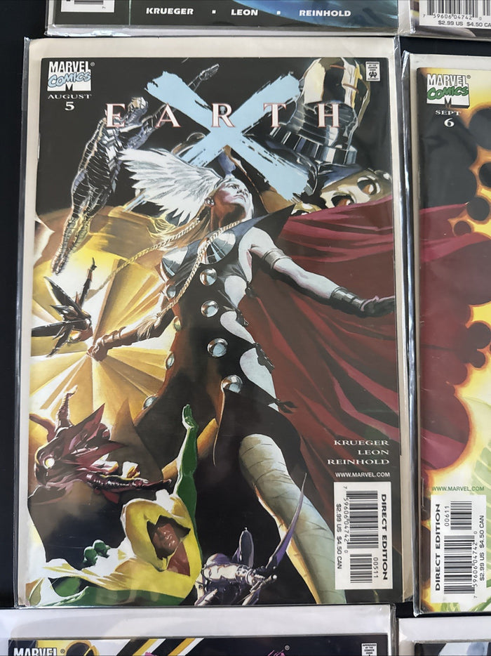 EARTH X #0 1-12 X COMPLETE LOT 1ST SHALLA- BAL SURFER MARVEL + PARADISE X 0