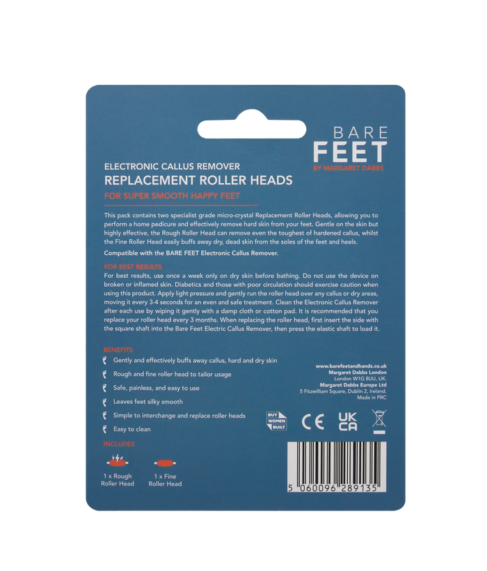 Electronic Callus Remover - Replacement Roller heads