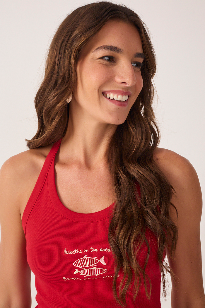Embroidered Ocean Tank Top_3