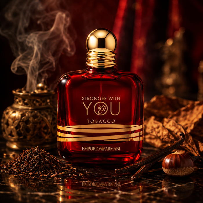 Emporio Armani Stronger With You Tobacco Eau de Parfum 100ml luxury men's perfume bottle