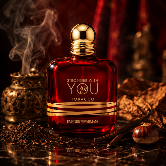 Emporio Armani Stronger With You Tobacco Eau de Parfum 100ml luxury men's perfume bottle