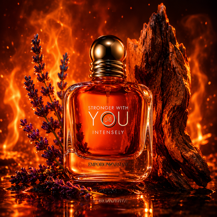 Emporio Armani Stronger With You Intensely Eau de Parfum 100ml luxury men's perfume bottle