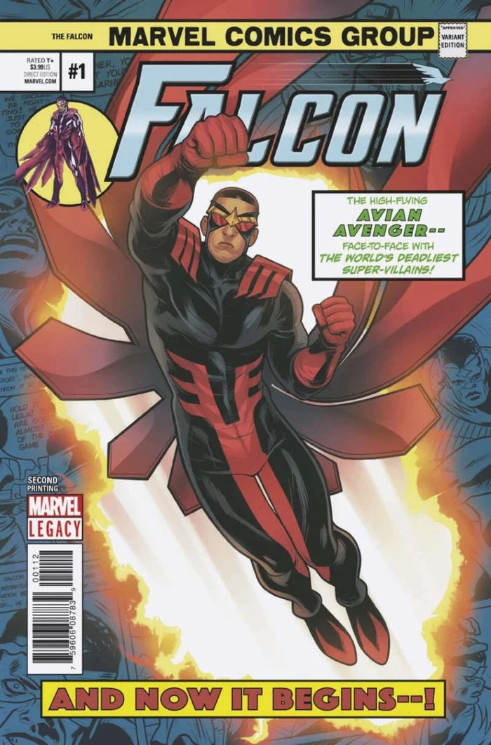 Falcon #1 Marvel Legacy Lenticular Homage Variant Iron Man #71