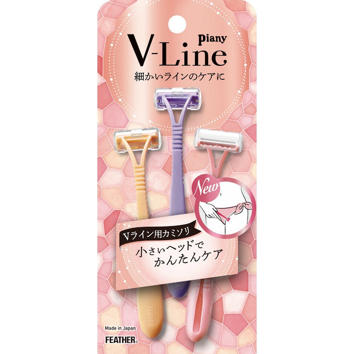 FEATHER Piany VL blades (for V line) 3 pieces
