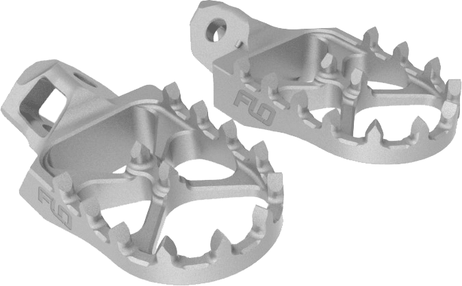 Flo Moto Stainless Steel Footpegs - XR150L - ScooterSwapShop