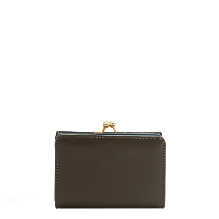 FLORAL LEAF COMPACT WALLET