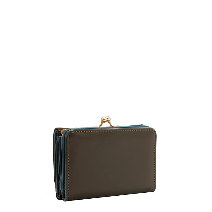 FLORAL LEAF COMPACT WALLET