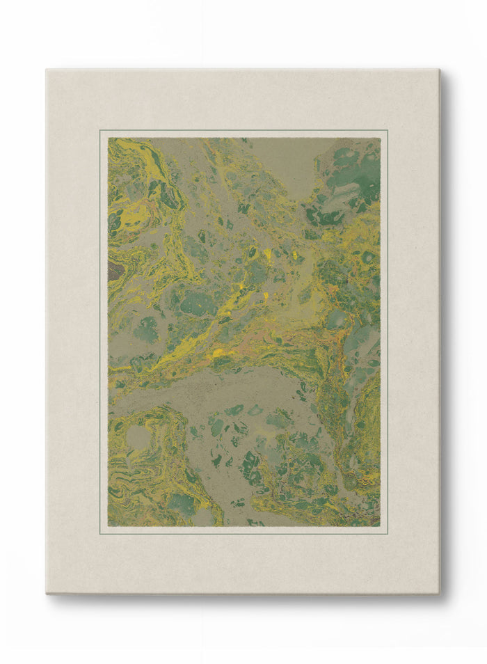 Florentine Marbling in Citrine, Canvas