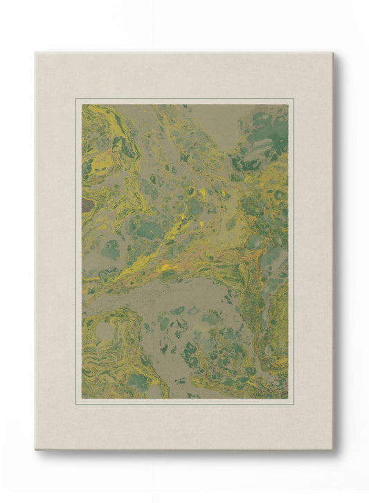 Florentine Marbling in Citrine, Canvas