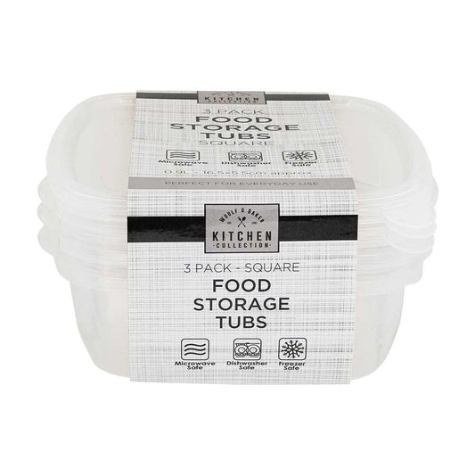 Food Storage Containers 3pk
