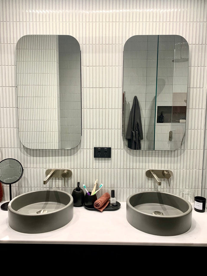 The frameless mirrors can be made to specified shapes. This is a specialised shape and can be produced upon request.