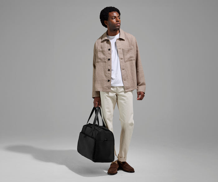 Garment Duffle in Jet Black