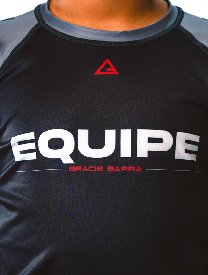 GB Edition S/S Youth Ranked Rashguard - Grey