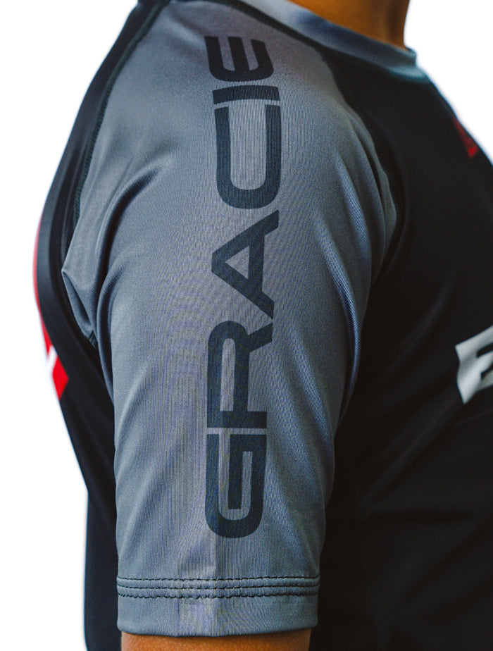 GB Edition S/S Youth Ranked Rashguard - Grey