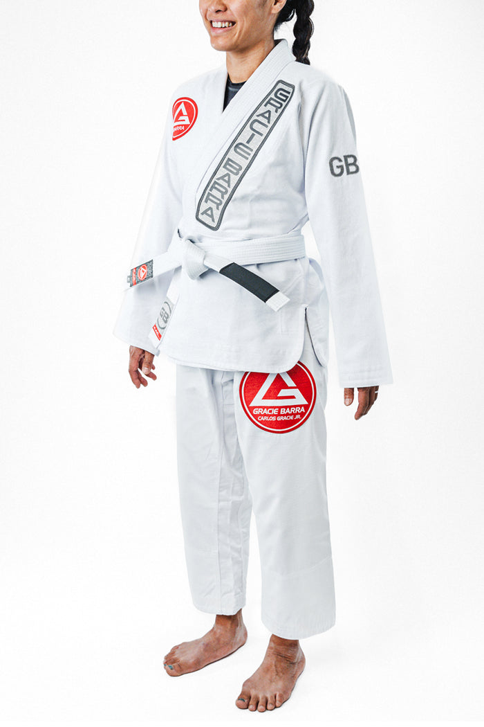 GB1 V2 Edition Womens Kimono w/Belt - White