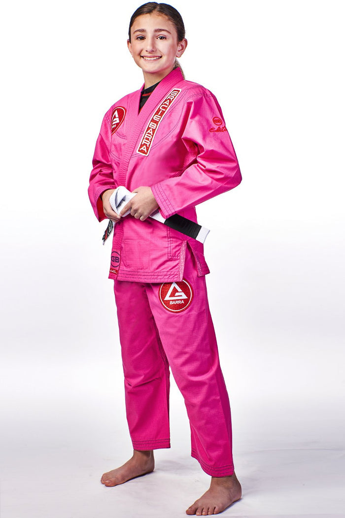 GBK LITE RIPSTOP KIMONO W/ BELT - PINK