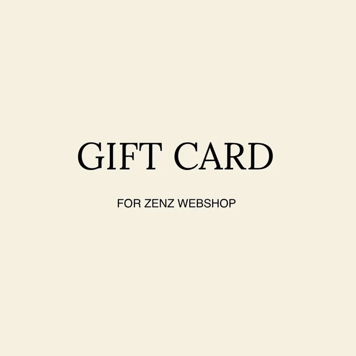 Gift Card to ZENZ webshop