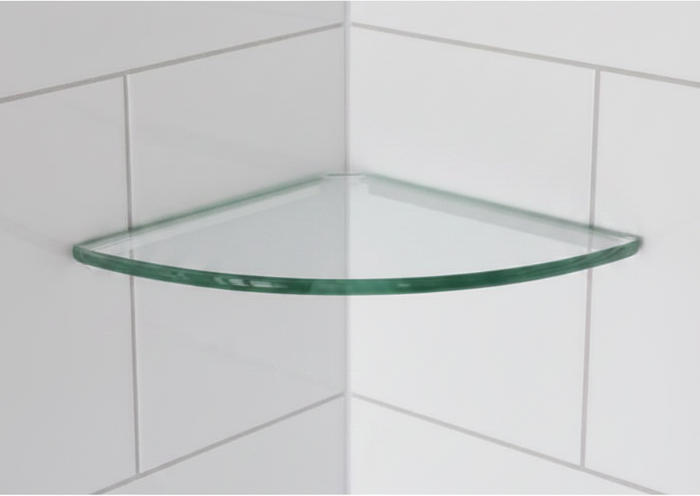 Glass shelf - Curved Corner Series 200mm