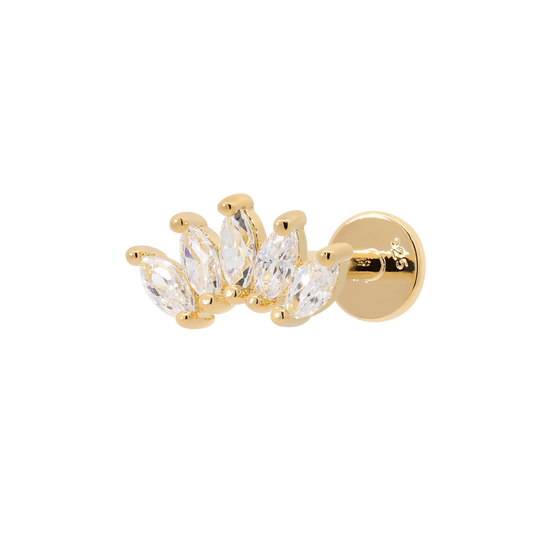 Gold Arc Earring Earrings