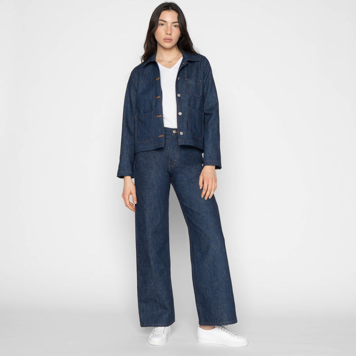 Gracie Jacket - Archive Blue by Naked & Famous Denim