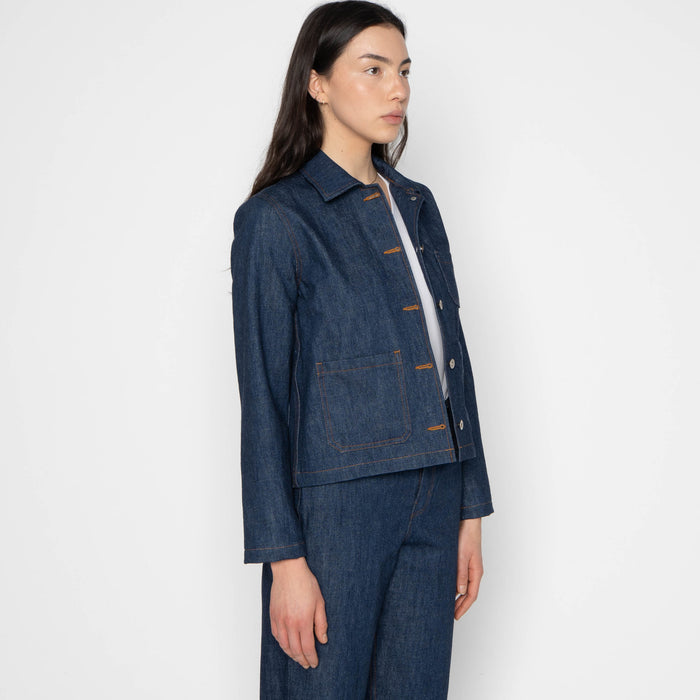 Gracie Jacket - Archive Blue by Naked & Famous Denim