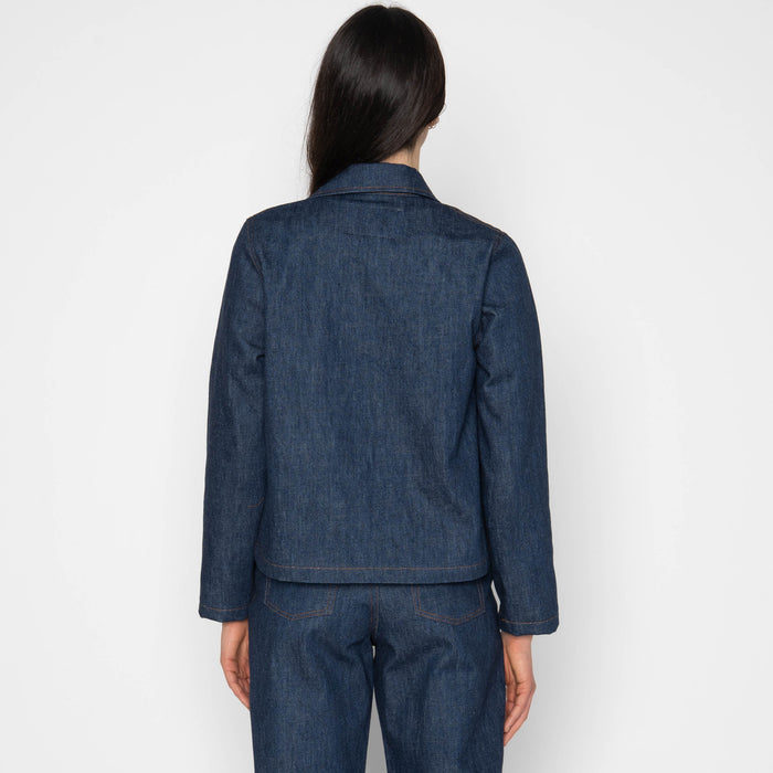 Gracie Jacket - Archive Blue by Naked & Famous Denim