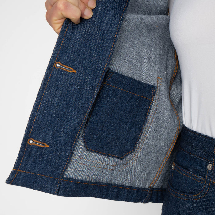 Gracie Jacket - Archive Blue by Naked & Famous Denim