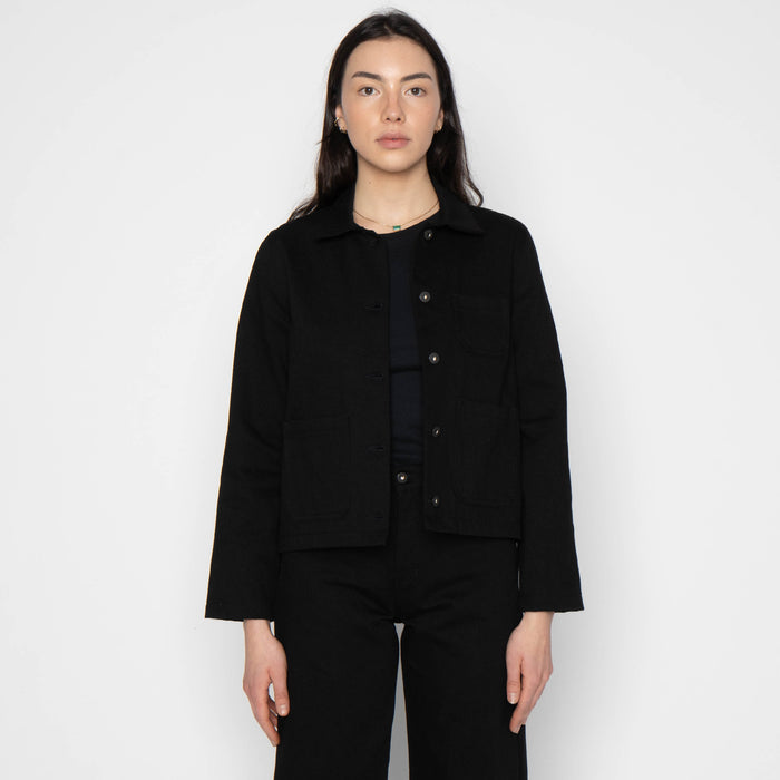 Gracie Jacket - Shadow Black by Naked & Famous Denim