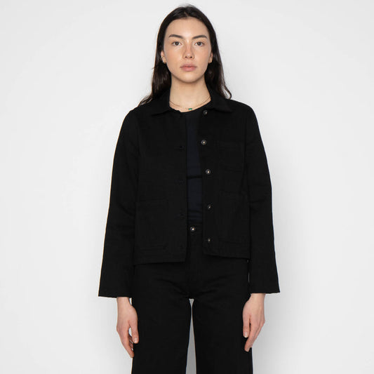 Gracie Jacket - Shadow Black by Naked & Famous Denim