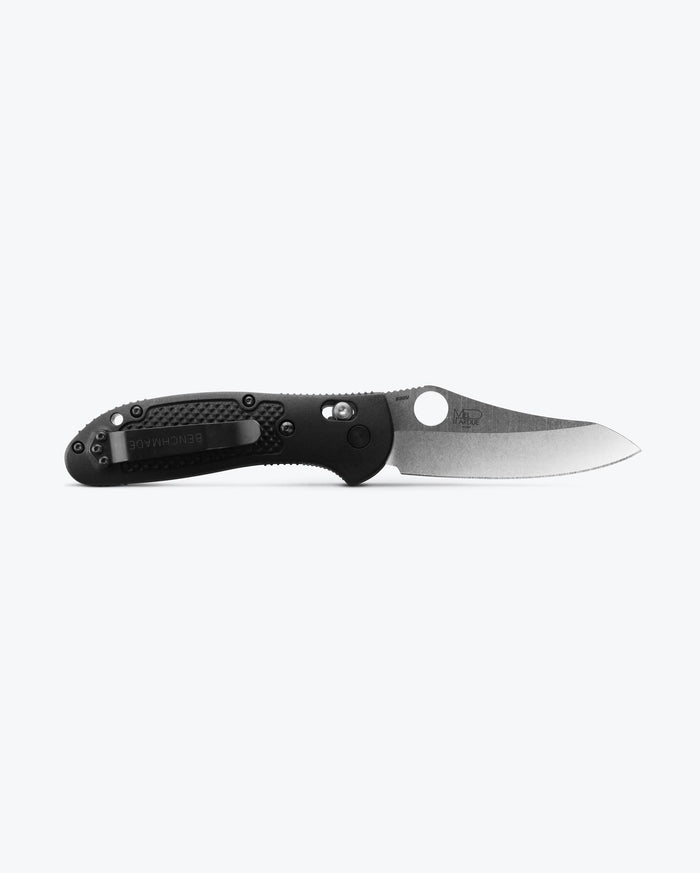 Benchmade Griptilian® Black Grivory® Sheepsfoot - Open Back View | Benchmade Knife Co.