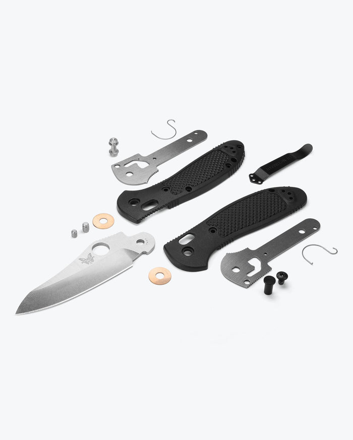 Benchmade Griptilian® Black Grivory® Sheepsfoot - Exploded Parts View | Benchmade Knife Co.