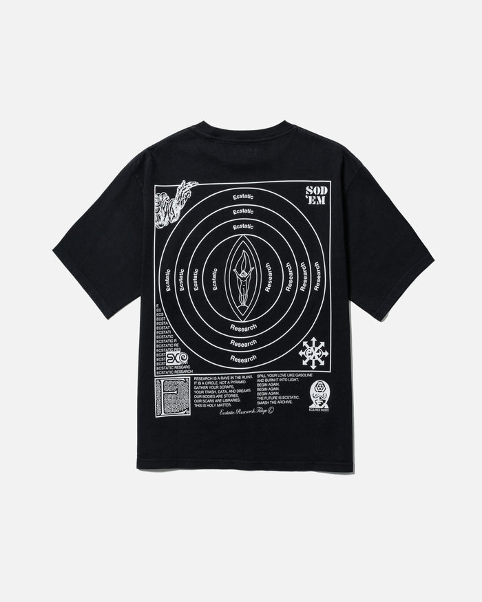 Ecstatic Research Guide T-shirt in Black blues store two www.bluesstore.co