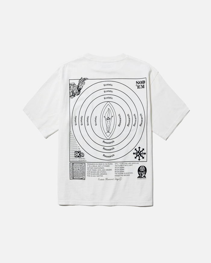 Ecstatic Research Guide T-shirt in White blues store one www.bluesstore.co
