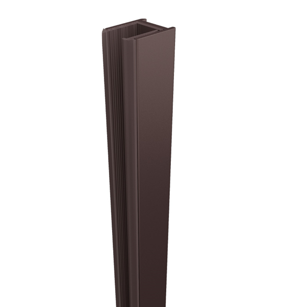 Gun Metal Grey Shower Screen Wall Channel, For 10mm glass. - Image 1