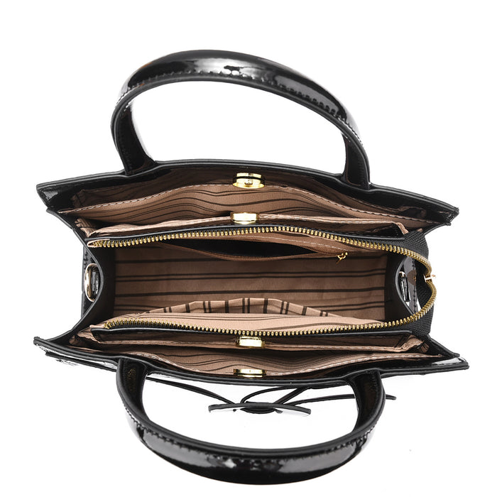 H2048 - Retro Crocodile Pattern Handbag