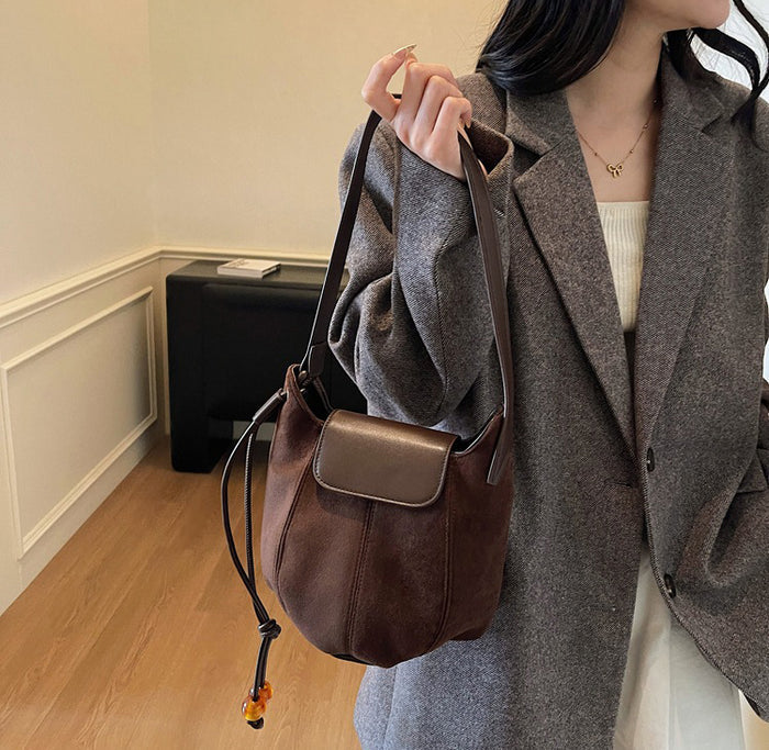 H2055 - Korean Retro Bucket Bag