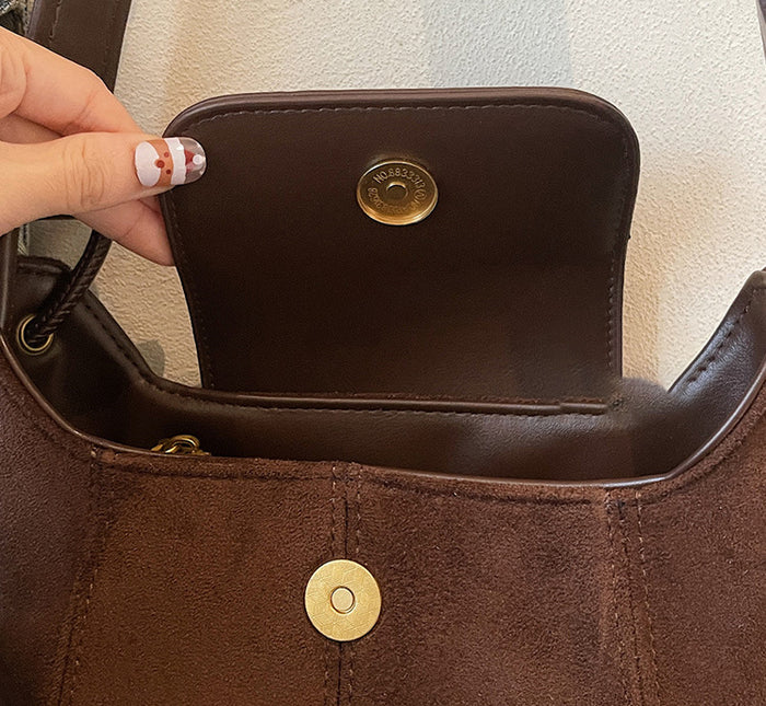 H2055 - Korean Retro Bucket Bag