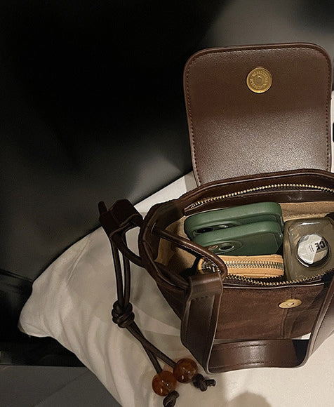 H2055 - Korean Retro Bucket Bag