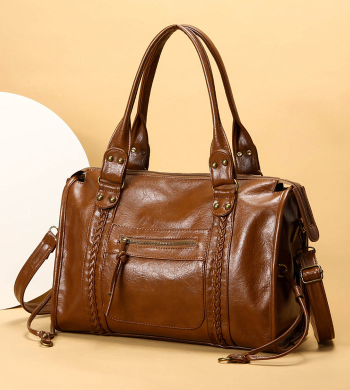 H2060 - Korean Retro Premium Travel Bag