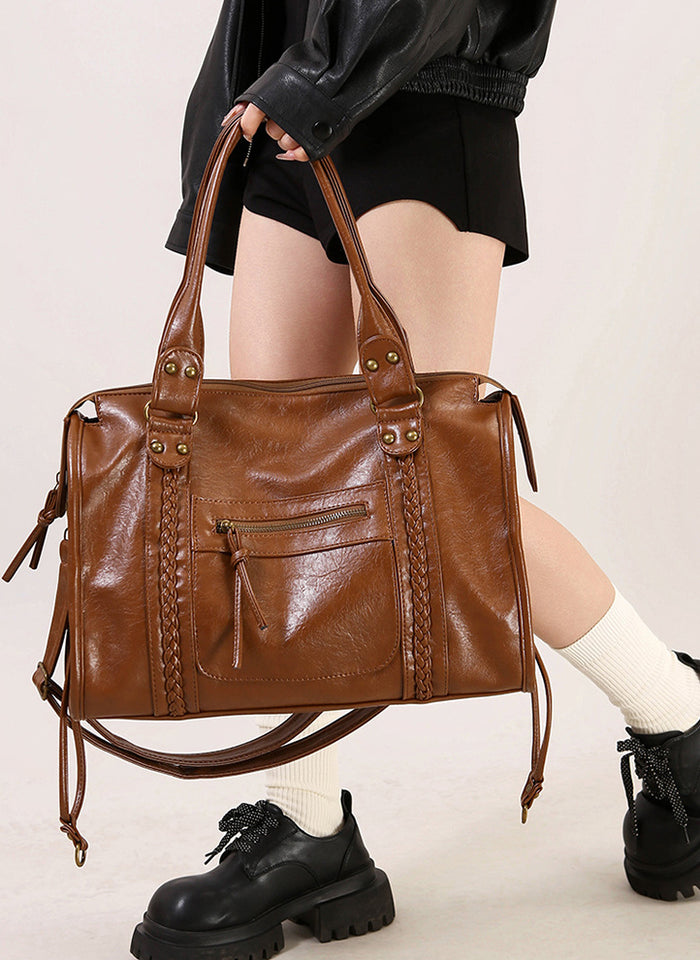 H2060 - Korean Retro Premium Travel Bag
